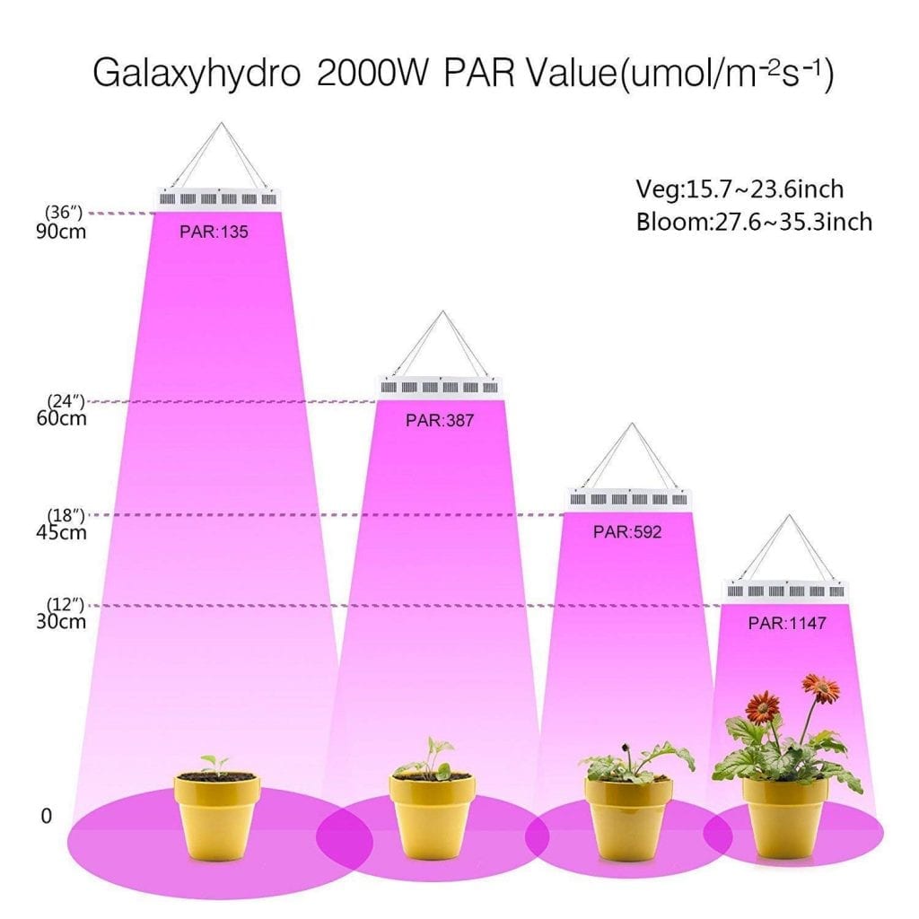 Roleadro GalaxyHydro 2000W height