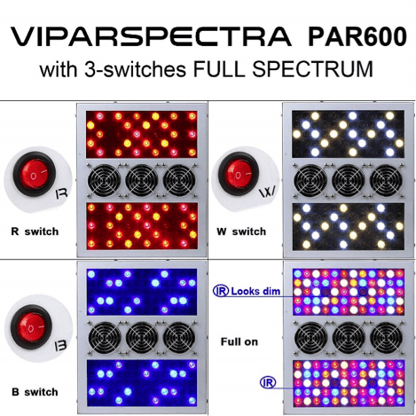 Viparspectra PAR600 Full Spectrum