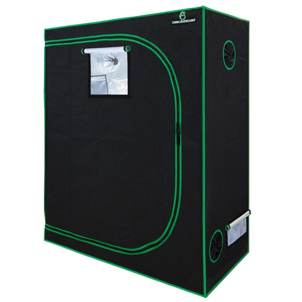 GA 48 x 24 x 60 Reflective Mylar Hydroponic Grow Tent