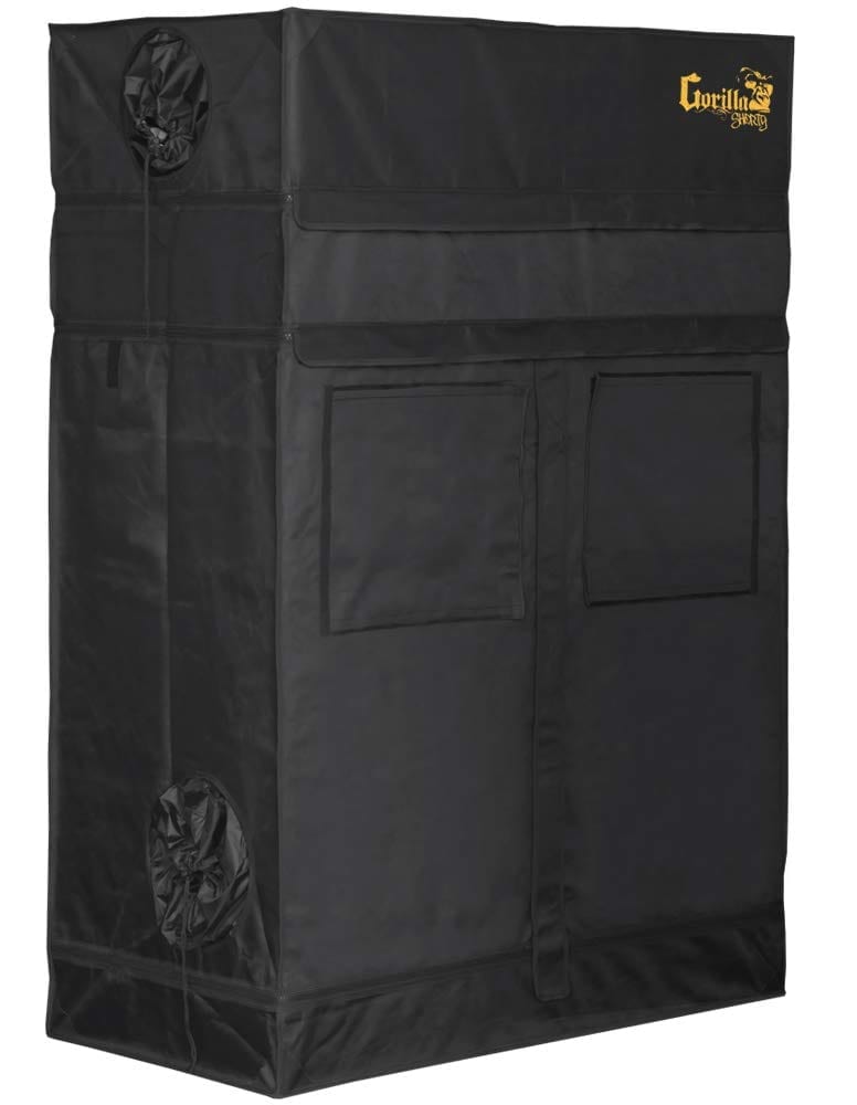 Gorilla Grow GGTSH24 Grow Tent, 2' x 4', Black