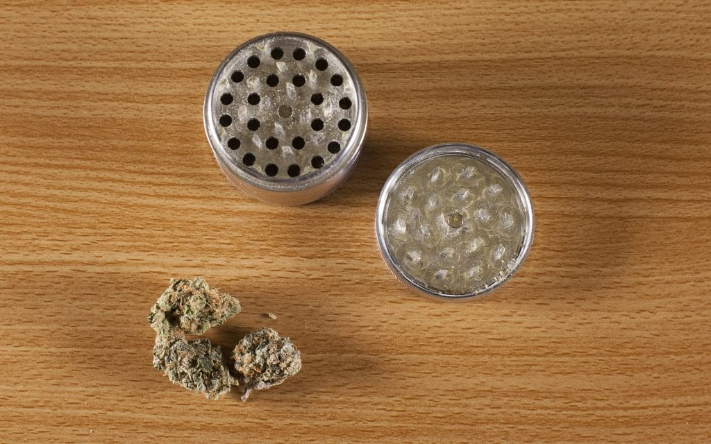 cannabis grinding