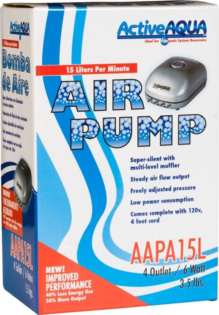 Hydrofarm Active Aqua Hydroponic Air Pump