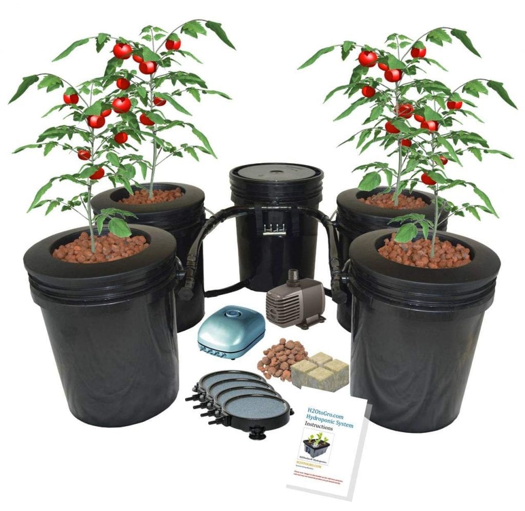 H2OtoGrow Hydroponic Recirculating Deep Water Culture System