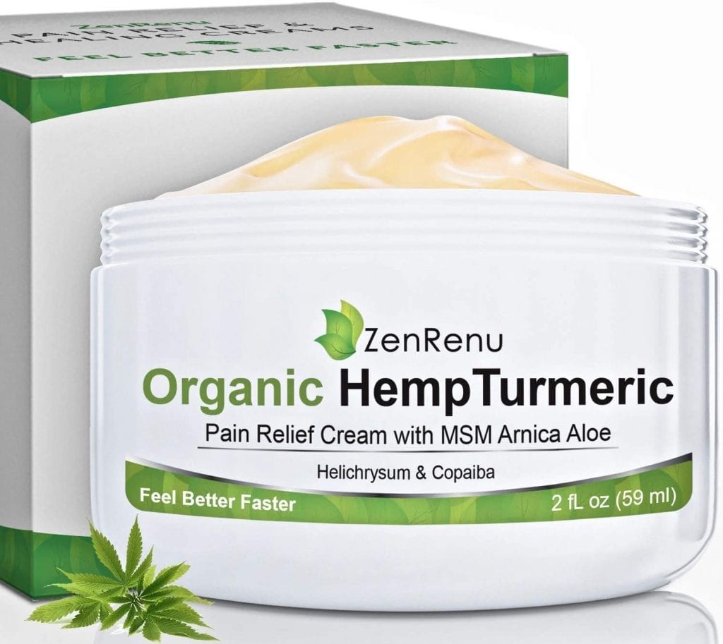 ZenRenu Organic Hemp Pain Relief Cream